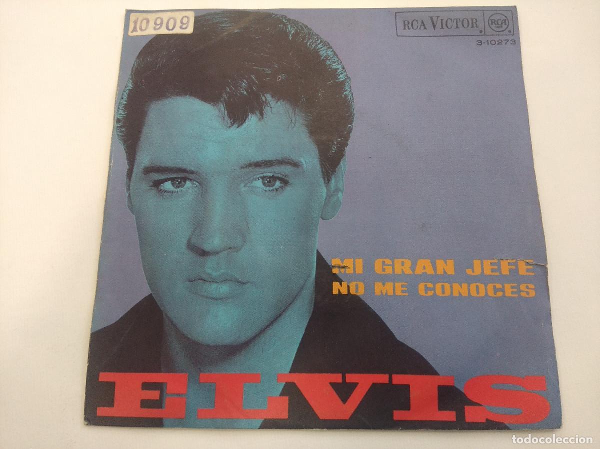 Discos de vinilo: ELVIS PRESLEY/MI GRAN JEFE/SINGLE. - Foto 1