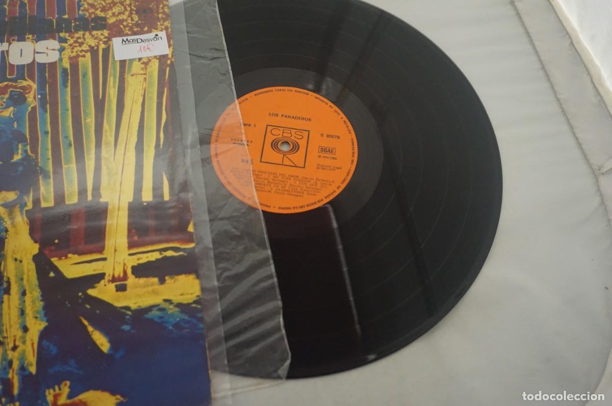 Discos de vinilo: LP - LOS PANADEROS - SEVILLANAS - Foto 2