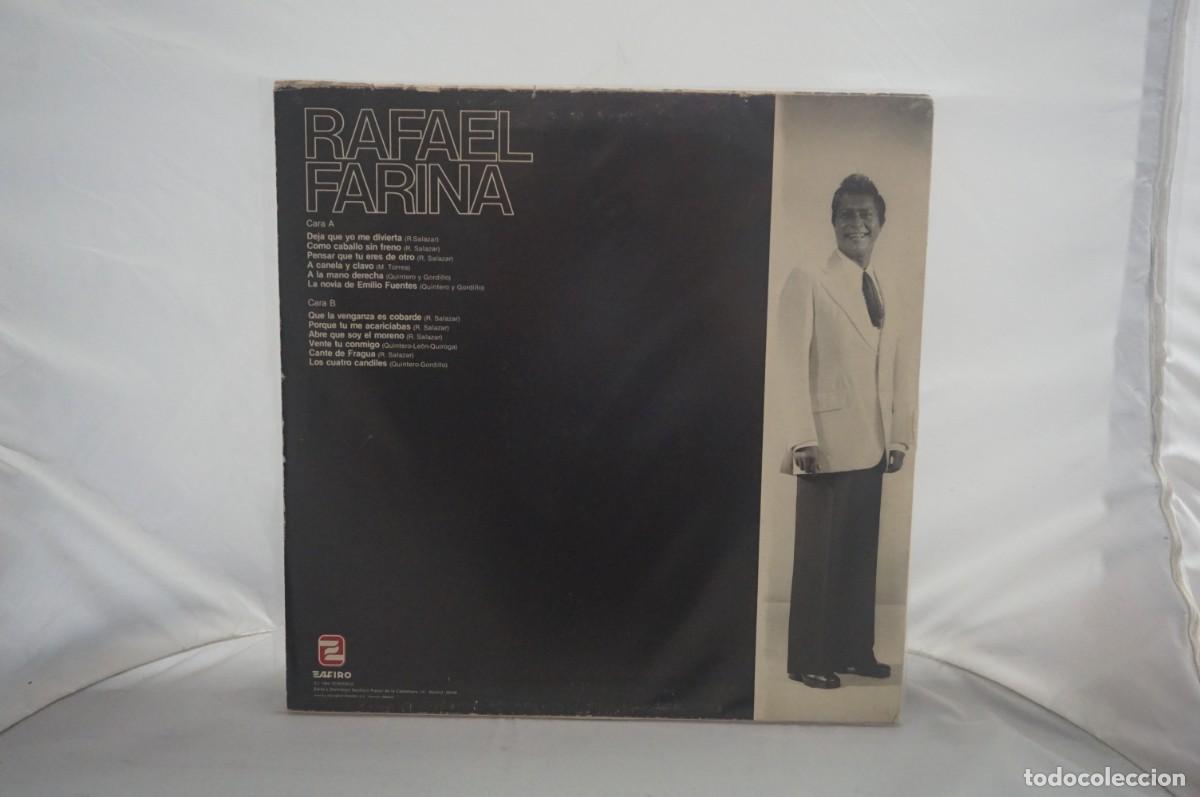 Discos de vinilo: LP - RAFAEL FARINA - RAFAEL FARINA - Foto 3