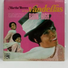 Discos de vinilo: MARTHA REEVES & THE VANDELLAS RIDIN' HIGH LP. ORIG. U.S.A.. Lote 403027649