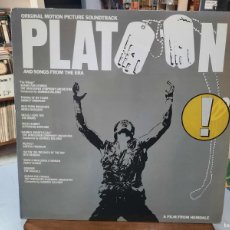 Discos de vinilo: PLATOON - ORIGINAL MOTION PICTURE SOUNDTRACK PLATOON AND SONGS FROM THE ERA - LP. ATLANTIC 1987. Lote 403030754