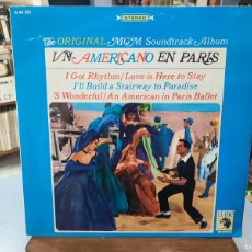 Discos de vinilo: UN AMERICANO EN PARÍS - BANDA SONORA ORIGINAL DEL FILM - LP. SELLO MGM 1966. Lote 403032219