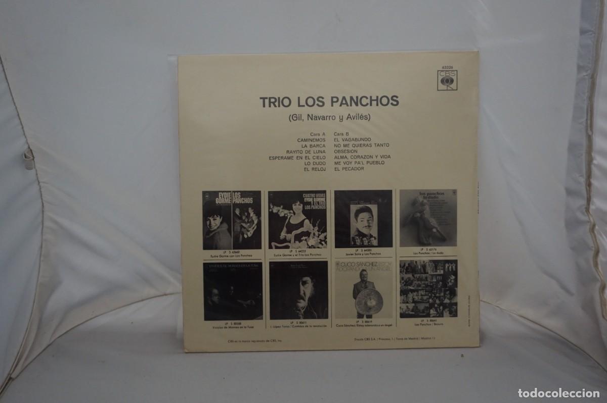 Discos de vinilo: LP - TRIO LOS PANCHOS - CAMINEMOS - Foto 3