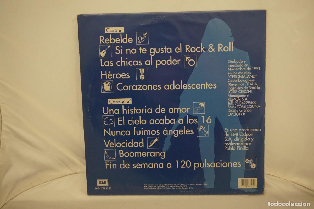 Discos de vinilo: LP - DAVID SANTISTEBAN - REBELDE - Foto 3