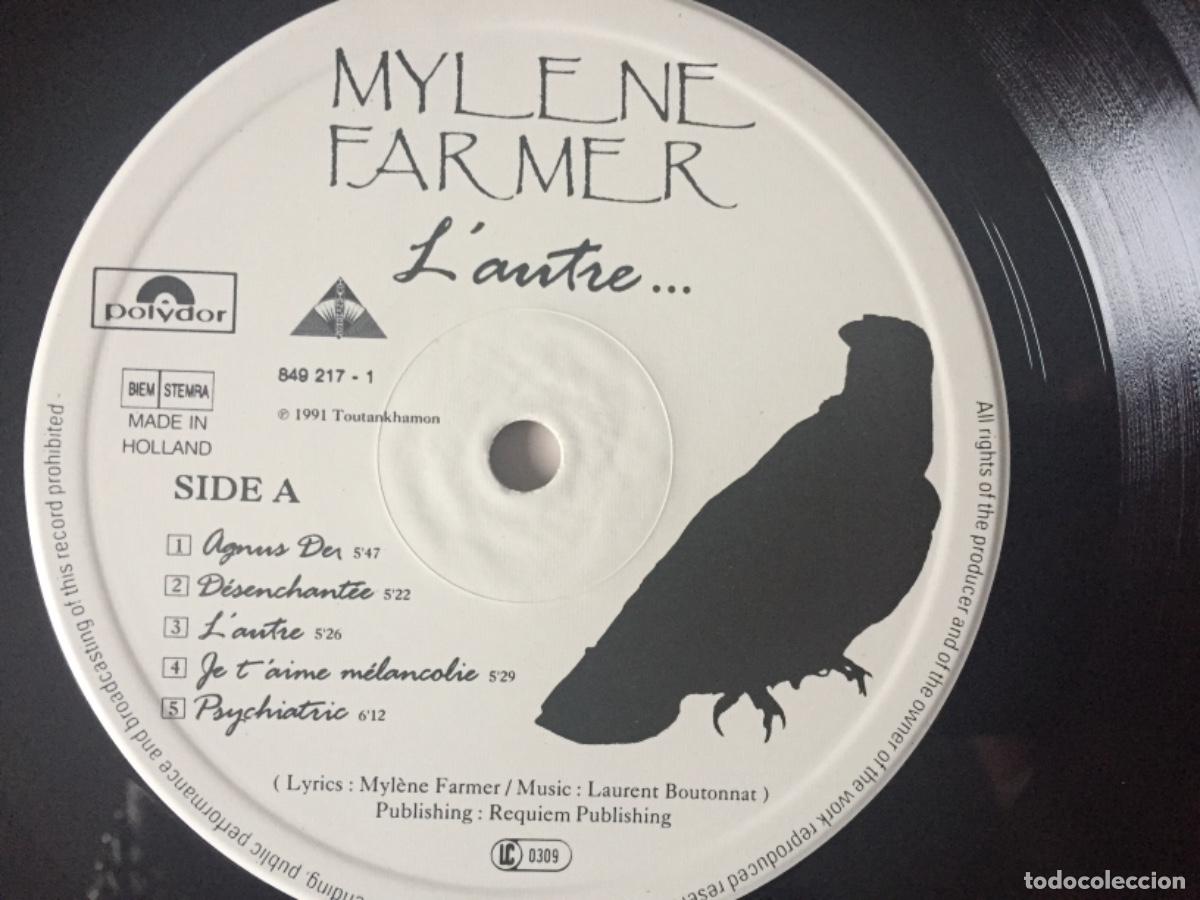 Discos de vinilo: MYLENE FARMER. Lautre...... (vinilo lp 1991) - Foto 3
