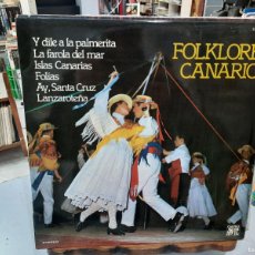 Discos de vinilo: FOLKLORE CANARIO - Y DILE A LA PALMERITA, FOLÍAS, LA FAROLA DEL MAR, ... - LP. SELLO CAUDAL 1977. Lote 403045859