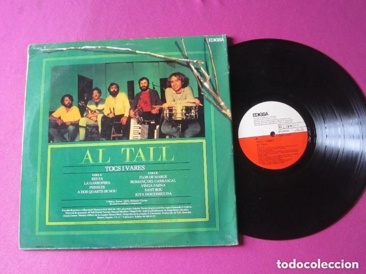 Discos de vinilo: AL TALL LA GARROFERA VINILO LP - Foto 2