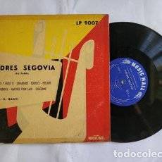 Discos de vinilo: ANDRES SEGOVIA GUITARRA BACH VINILO ARG 10 PULGADAS. Lote 403102904