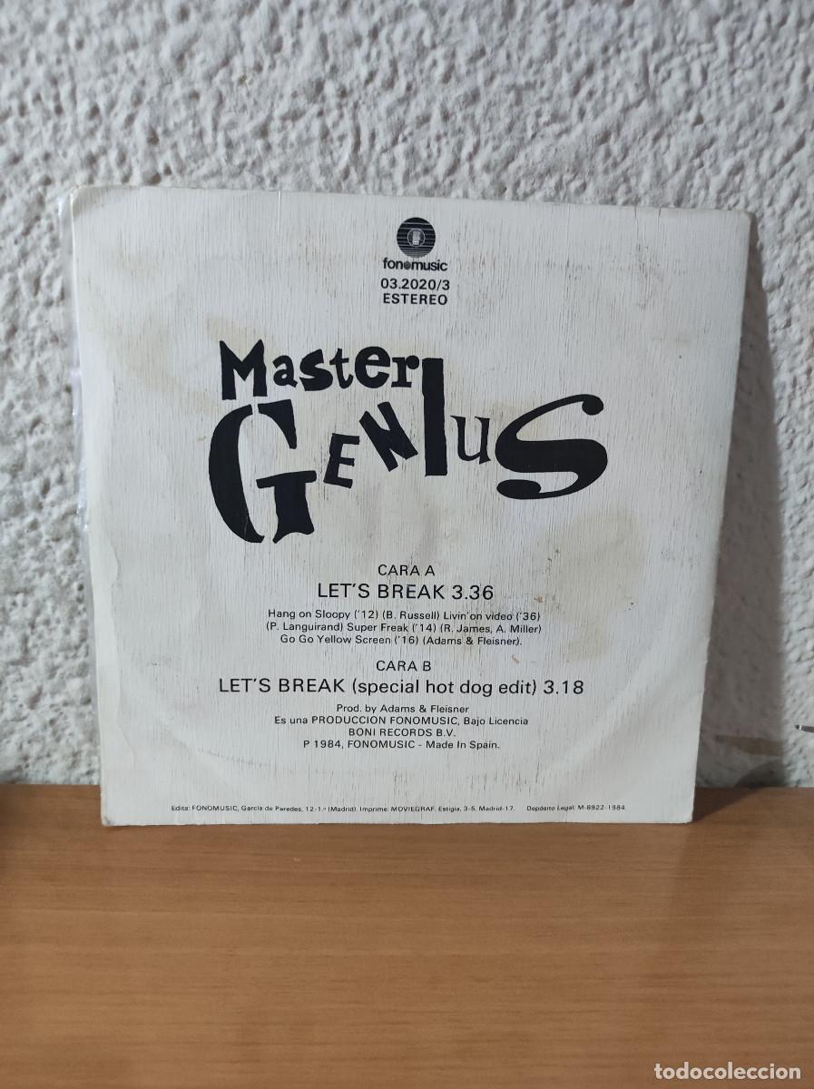 Discos de vinilo: Master Genius &ndash; Lets Break - Foto 2