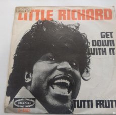 Discos de vinilo: LITTLE RICHARD/GET DOWN WITH IT/SINGLE.. Lote 403190109