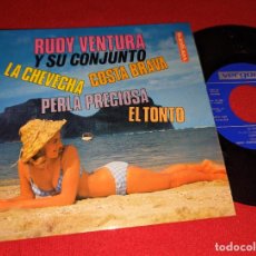 Discos de vinilo: RUDY VENTURA CONJUNTO CHEVECHA/COSTA BRAVA/PERLA PRECIOSA/EL TONTO EP 7'' 1969 SEXY NUDE COVER. Lote 403199309