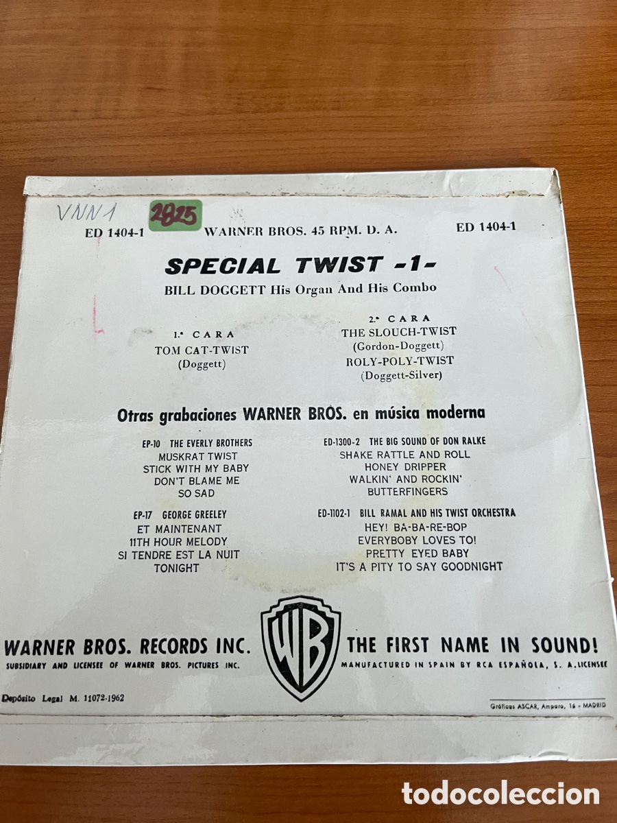 Discos de vinilo: Bill Doggett and his Combo - Special Twist 1 - Foto 2