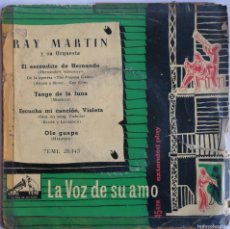Discos de vinilo: RAY MARTIN Y SU ORQUESTA, EL ESCONDITE DE HERNANDO, LA VOZ DE SU AMO 7EML 28.143. Lote 403202424