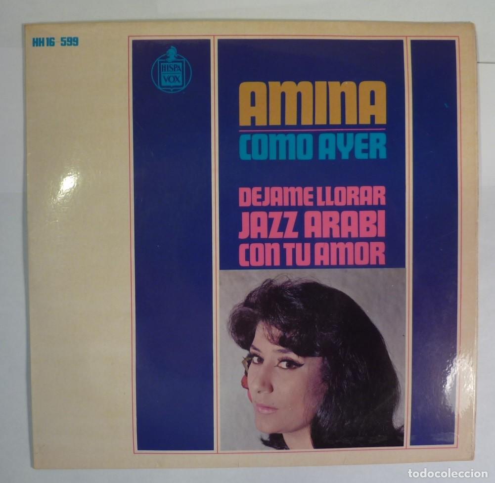 Discos de vinilo: AMINA // COMO AYER+3 // 1966 // EP - Foto 1