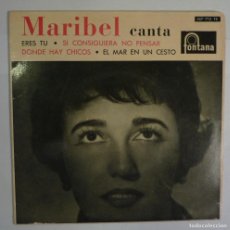 Discos de vinilo: MARIBEL // ERES TU // 1961 // EP. Lote 403219199