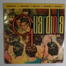 Discos de vinilo: JOSE GUARDIOLA // GEORGIA+3 // 1963 // VINILO ROJO // EP. Lote 403220944
