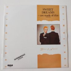 Discos de vinilo: EURYTHMICS- SWEET DREAMS- SPAIN MAXI SINGLE 1983.. Lote 403222234