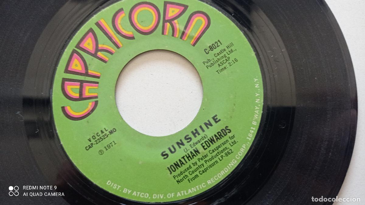 Discos de vinilo: JONATHAN EDWARDS - Emma -SINGLE USA CAPRICORN 1971 - Foto 1