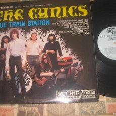 Discos de vinilo: THE CYNICS - BLUE TRAIN STATION + ENCARTE (GET HIPRECORDS 1987)-EDICION ORIGINAL USA. Lote 403229124