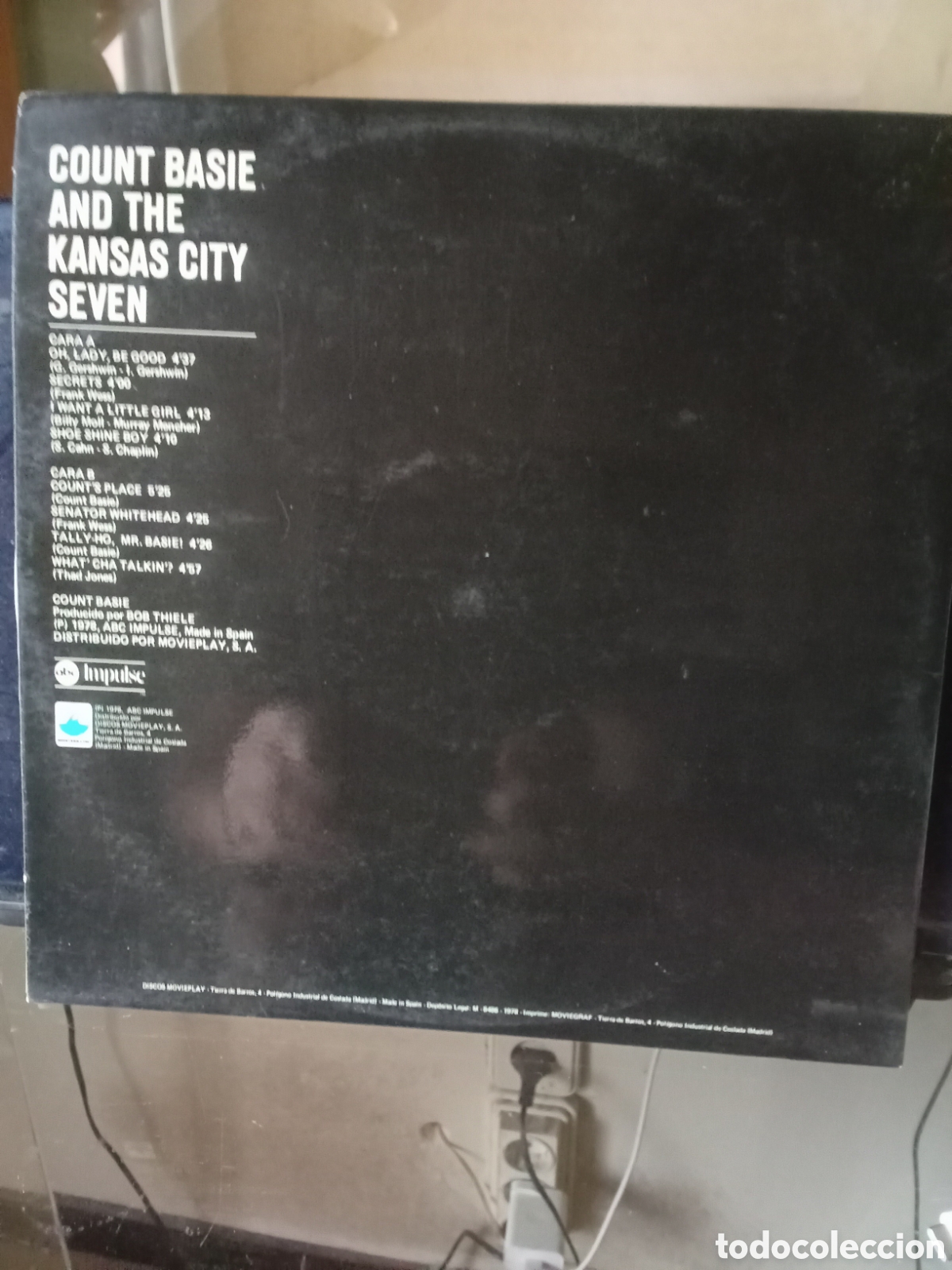 Discos de vinilo: COUNT BASIE 1972 abc IMPULSE. Copia Spain - Foto 2