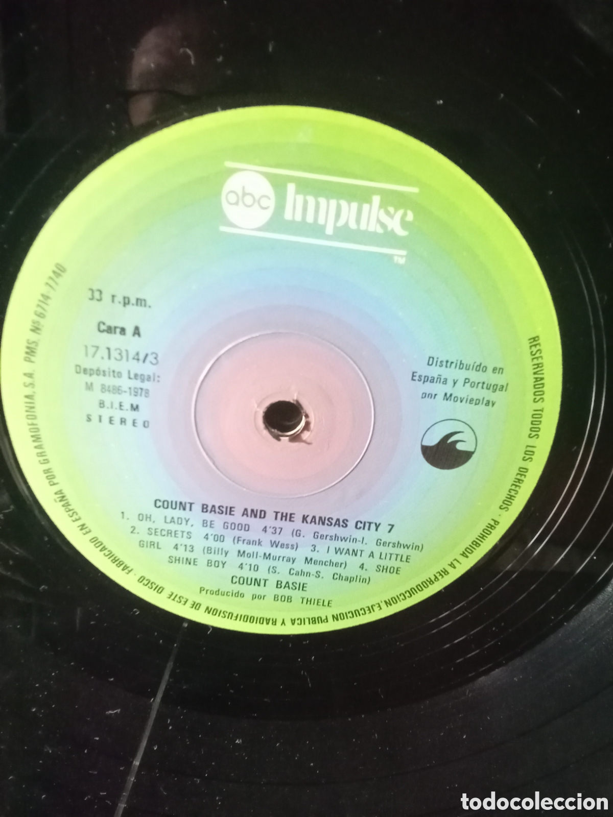 Discos de vinilo: COUNT BASIE 1972 abc IMPULSE. Copia Spain - Foto 3