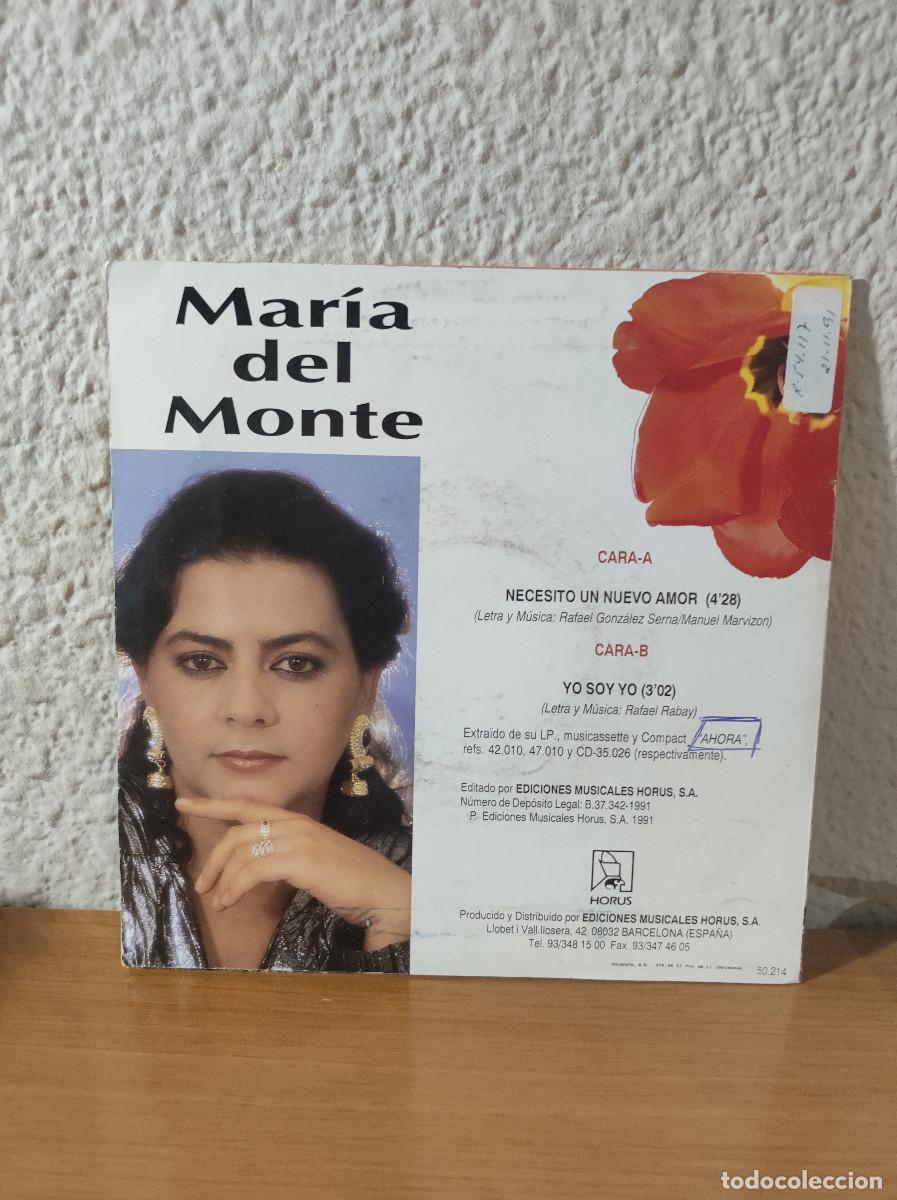 Discos de vinilo: Mar&iacute;a Del Monte &ndash; Necesito Un Nuevo Amor - Foto 2