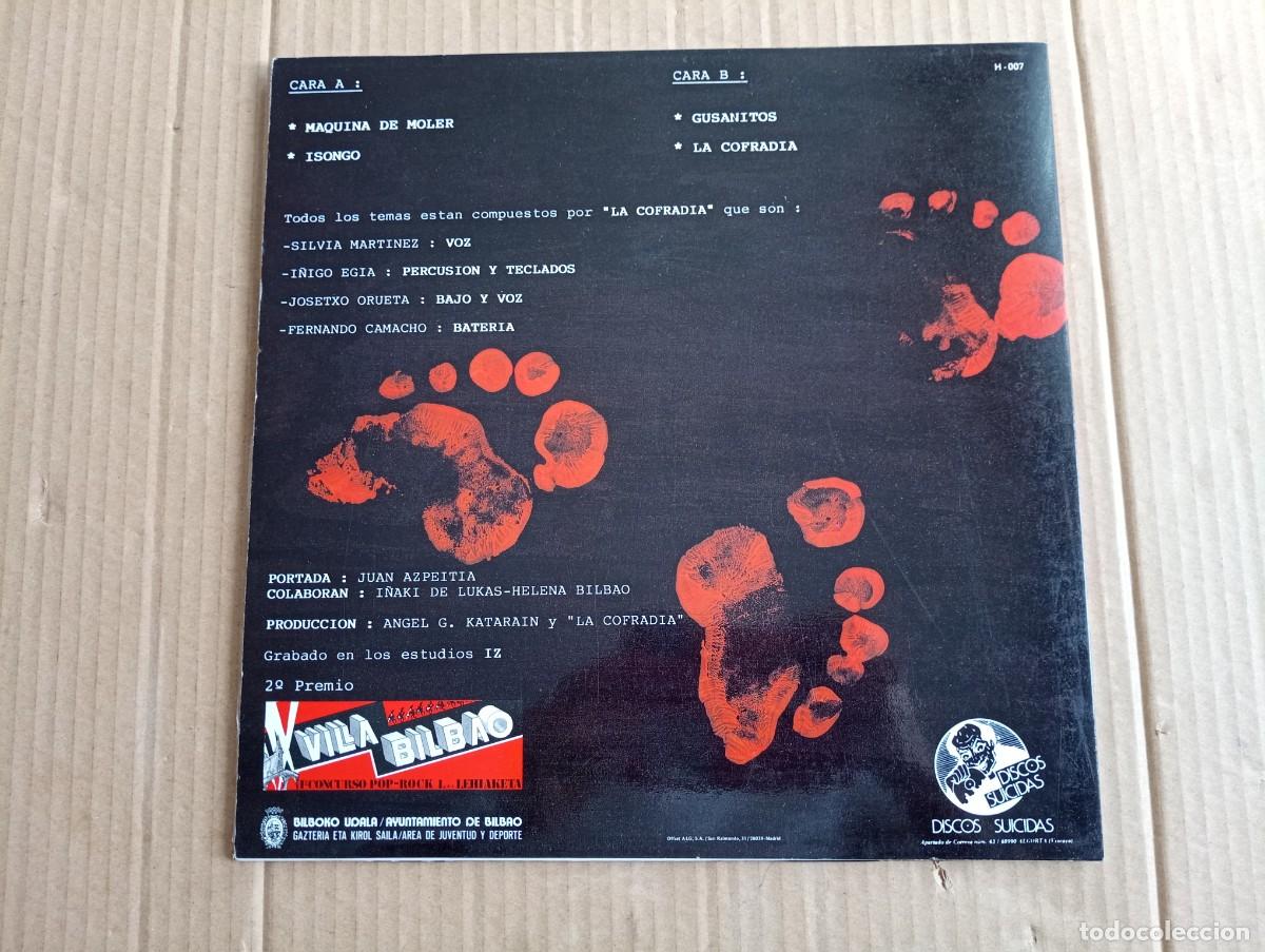 Discos de vinilo: LA COFRADIA - MAQUINA DE MOLER MINI LP 1989 - Foto 3