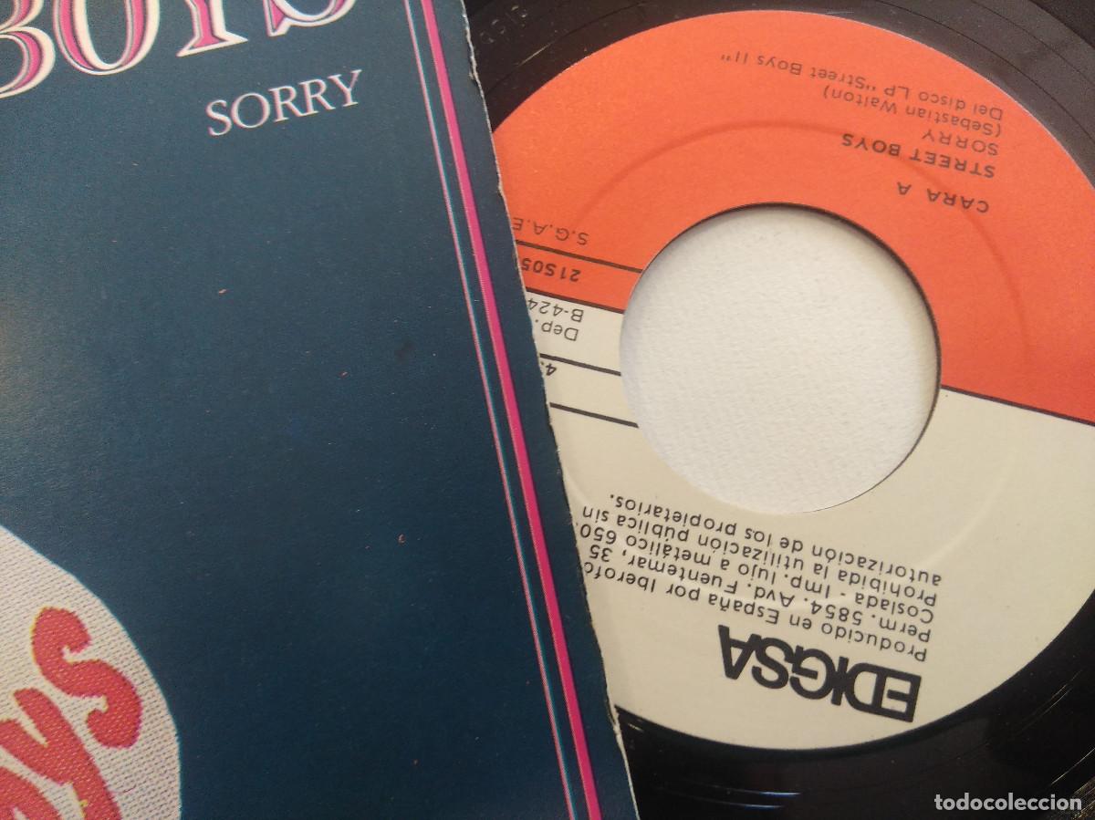 Discos de vinilo: STREET BOYS/SORRY/SINGLE. - Foto 2