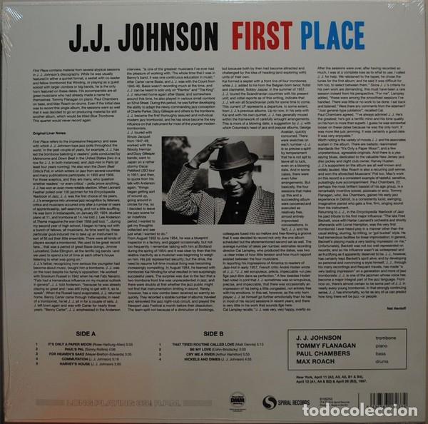 Discos de vinilo: J.J. Johnson &ndash; First Place LP - Foto 2