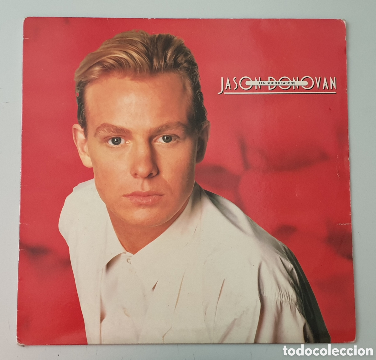 Discos de vinilo: LP JASON DONOVAN - The Good Reasons (UK - PWL - 1989) Aussie Synth-Pop Vocal - Foto 1