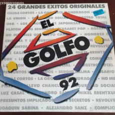 Discos de vinilo: EL GOLFO 92 - DOBLE 2 LP.S - 1992 - ALEJANDRO SANZ - LUZ - SABINA - OBK - ETC. Lote 403277644