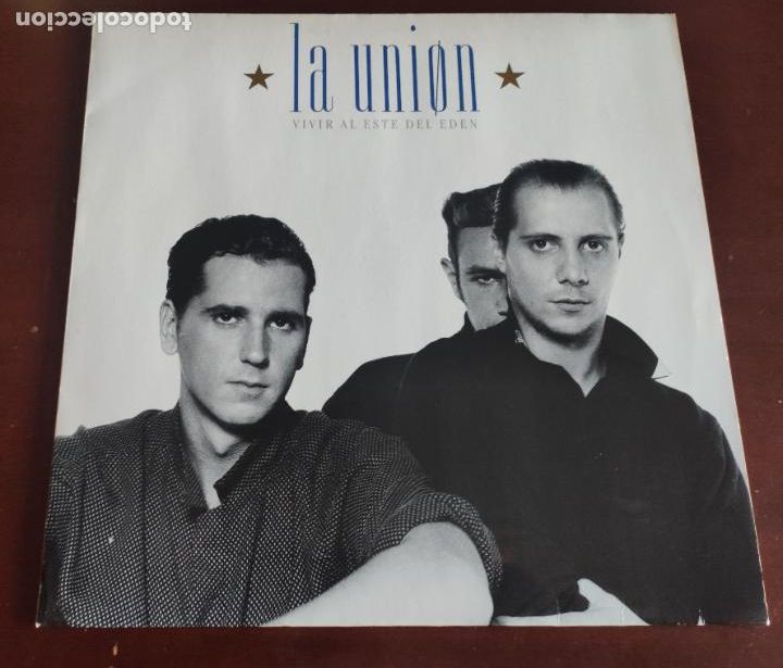 Discos de vinilo: LA UNION VIVIR AL ESTE DEL EDEN - LP - 1988 - Foto 1