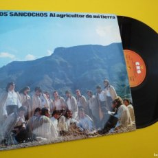 Discos de vinilo: LP SANCOCHOS - AL AGRICULTOR DE MI TIERRA - SPAIN PRESS - S 81090 (EX+/M-). Lote 403284814