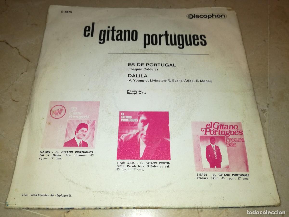 Discos de vinilo: EL GITANO PORTUGUES-ES DE PORTUGAL - Foto 2