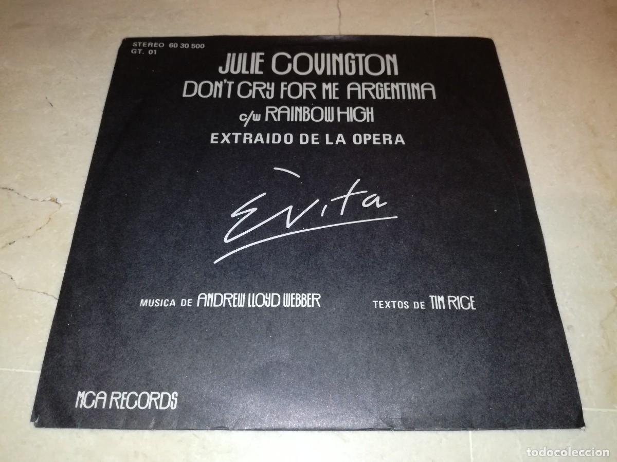 Discos de vinilo: EVITA-JULIA CONVINGTON - Foto 1