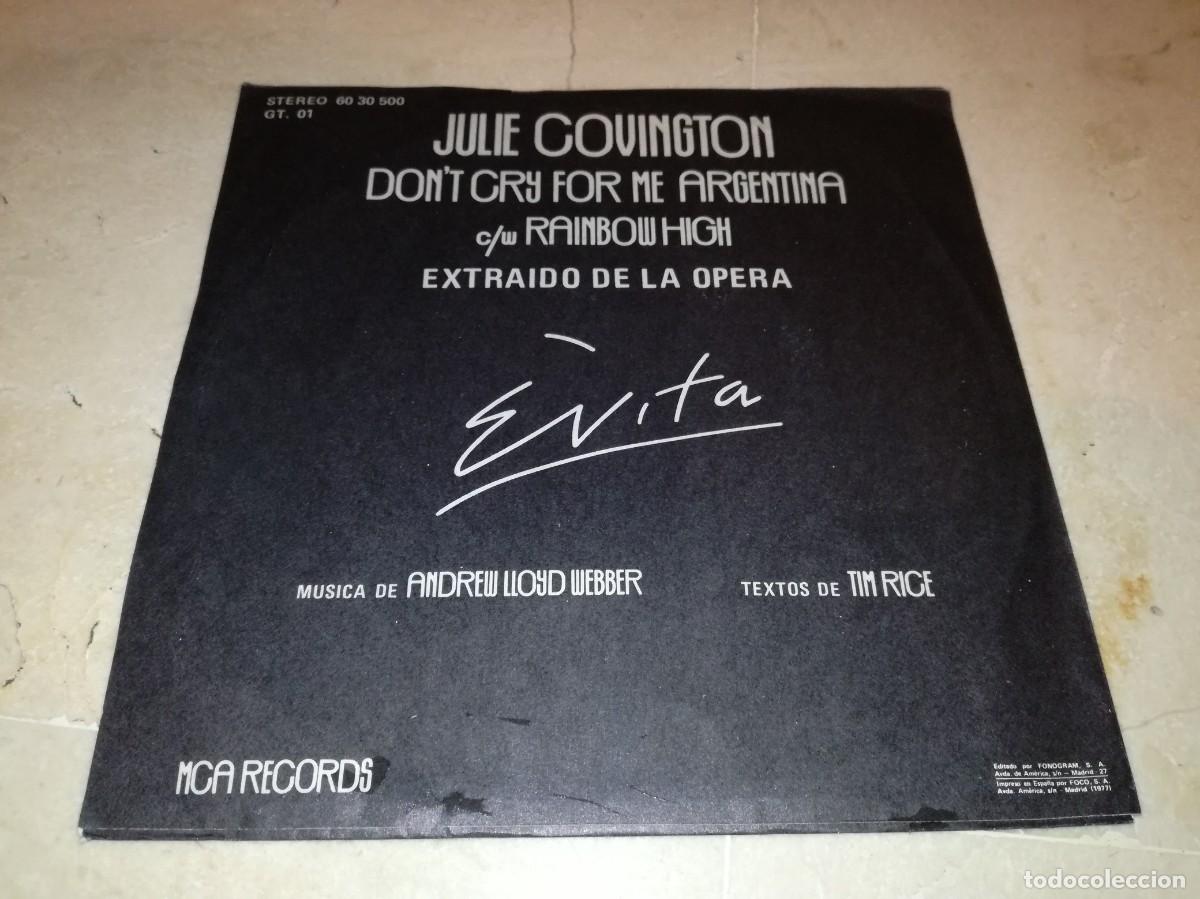Discos de vinilo: EVITA-JULIA CONVINGTON - Foto 2