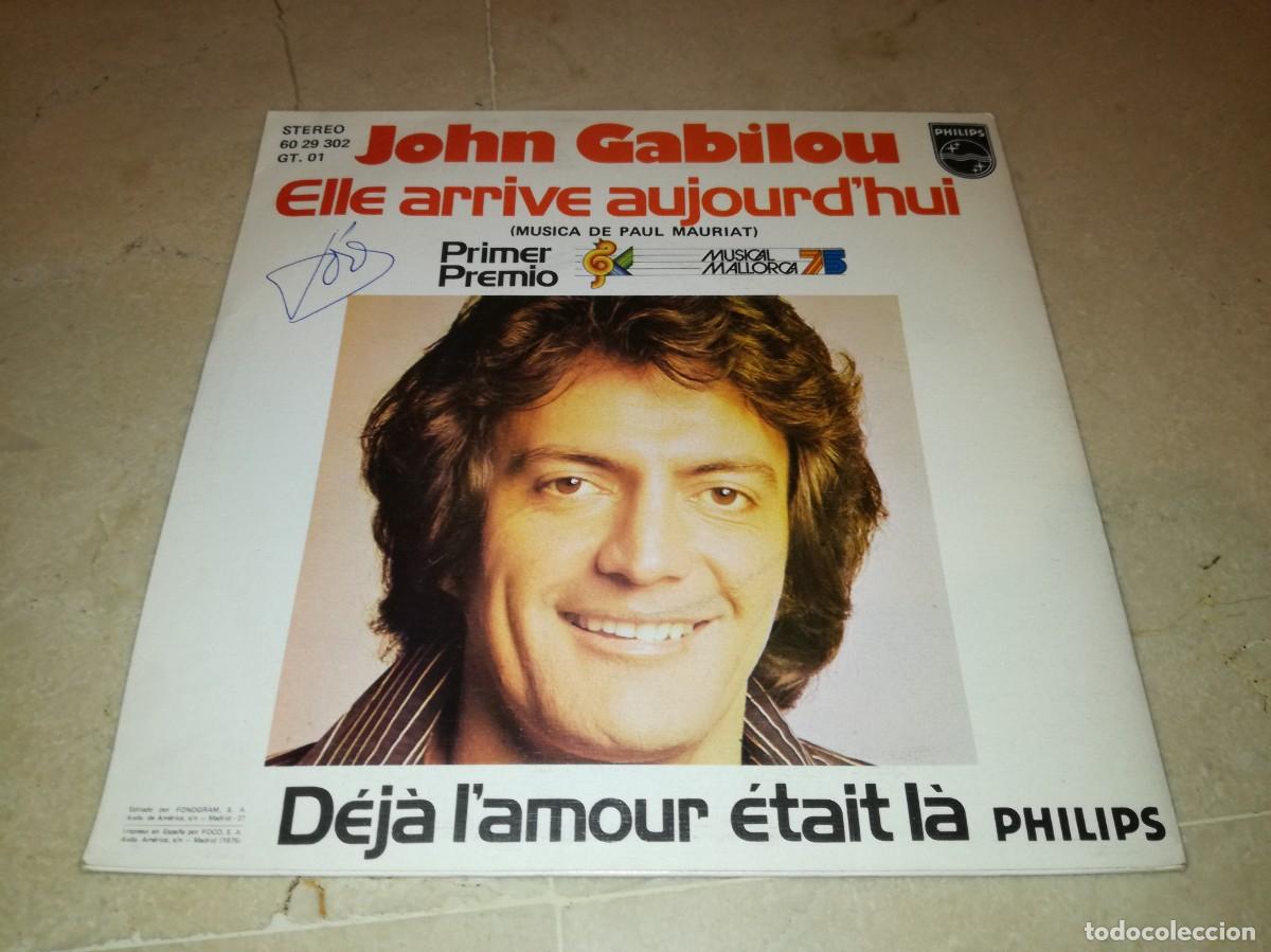 Discos de vinilo: JOHN GABILOU-ELLE ARRIVE AUJOURD&acute;HUI - Foto 2