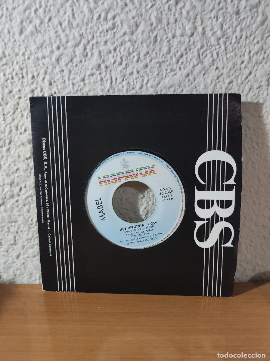 Discos de vinilo: HISPAVOX HEY VIRGINIA MABEL - Foto 1