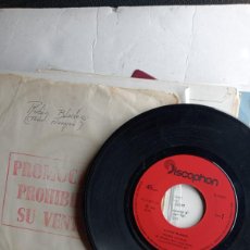 Discos de vinilo: WILLIE COLON & RUBEN BLADES - PEDRO NAVAJA / PLASTICO (7”, SINGLE) RARO 1979. Lote 403321574
