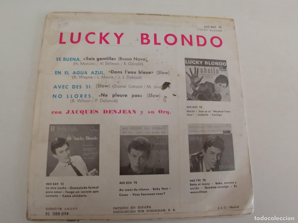 Discos de vinilo: LUCKY BLONDO-EP SE BUENA +3 - Foto 2