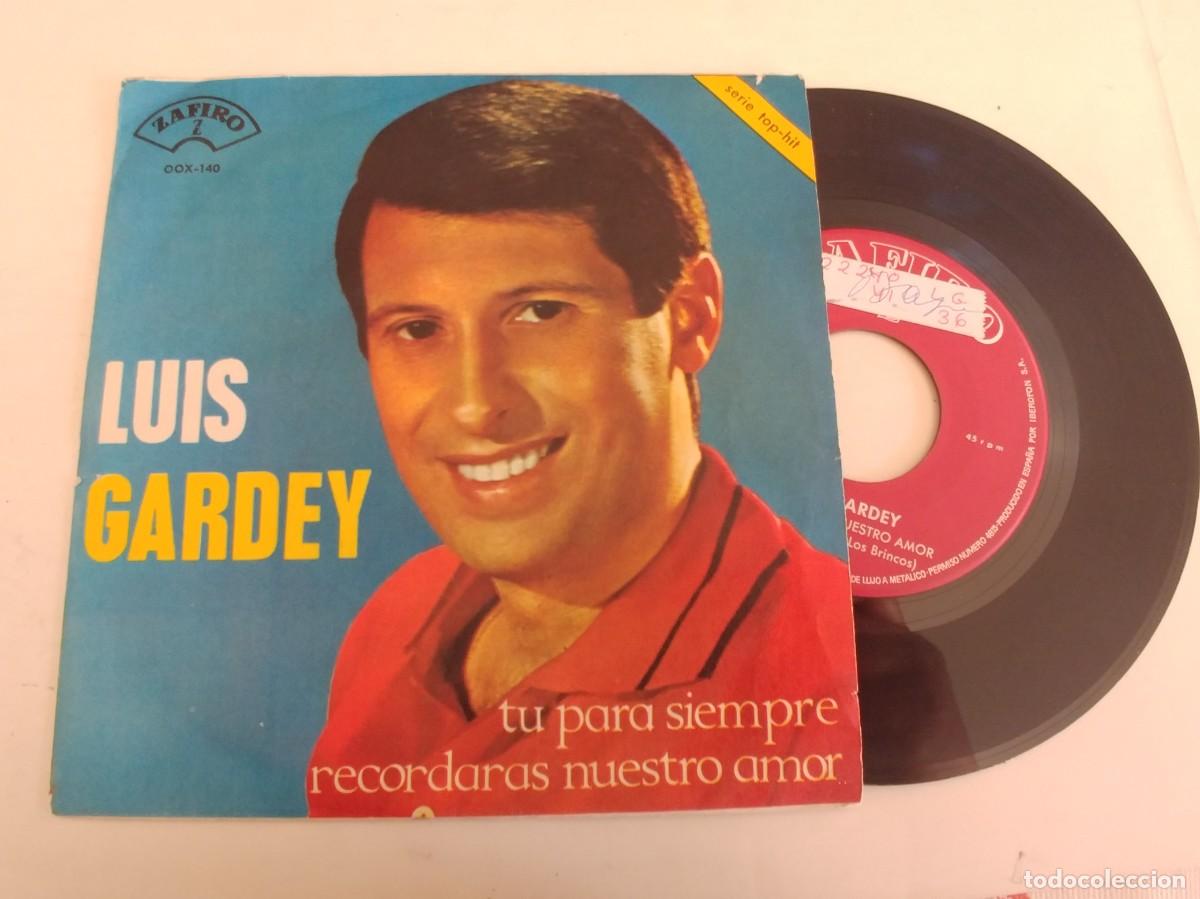 Discos de vinilo: LUIS GARDEY-SINGLE TU PARA SIEMPRE - Foto 1