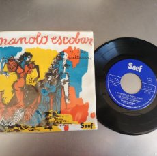 Discos de vinilo: MANOLO ESCOBAR-EP EL MISTERIO DE LAS FLORES +3-SAEF 1959. Lote 403342529