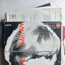 Discos de vinilo: SYLVIE VARTAN - SI CANTO (7”, EP) 1964. Lote 403346829