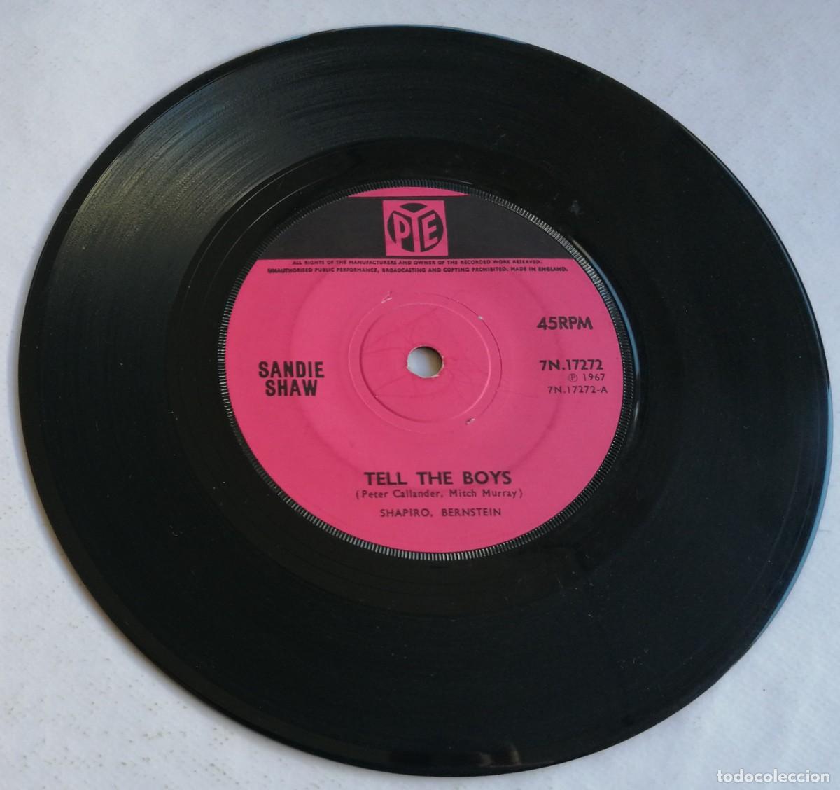 Discos de vinilo: Sandie Shaw, Puppet On A String, Pye Records 7N.17272, UK - Foto 3
