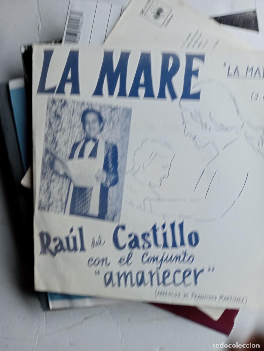 Discos de vinilo: Ra&uacute;l Del Castillo Con El Conjunto Amanecer - La Mare (7&rdquo;, Single, Mono) 1982 - Foto 2