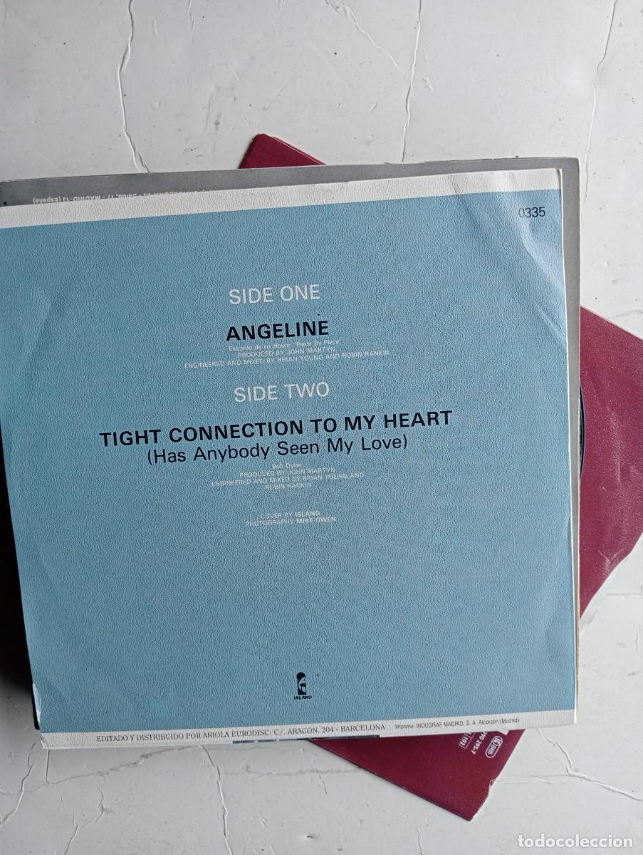Discos de vinilo: John Martyn - Angeline (7&rdquo;, Single, Promo) 1986 - Foto 2