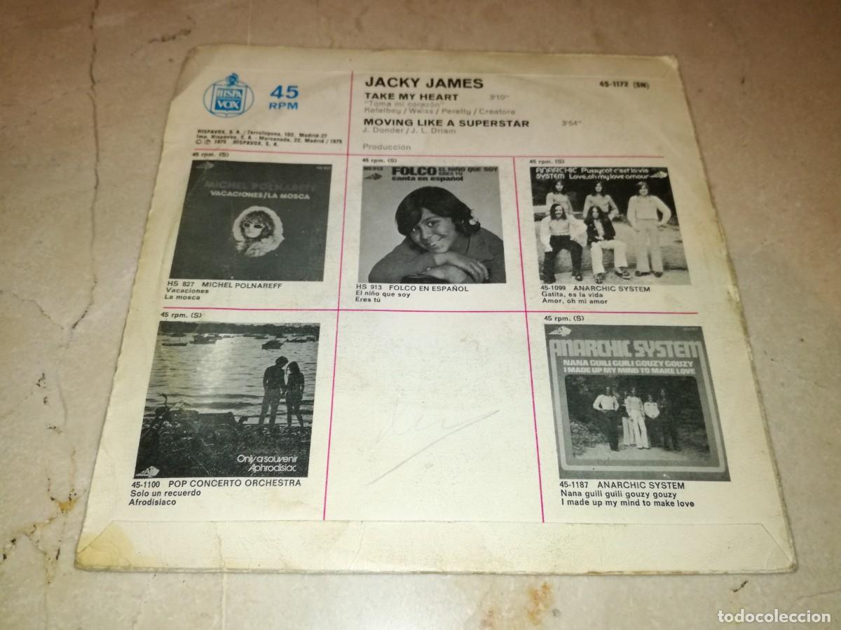 Discos de vinilo: JACKY JAMES-TAKE MY HEART - Foto 2