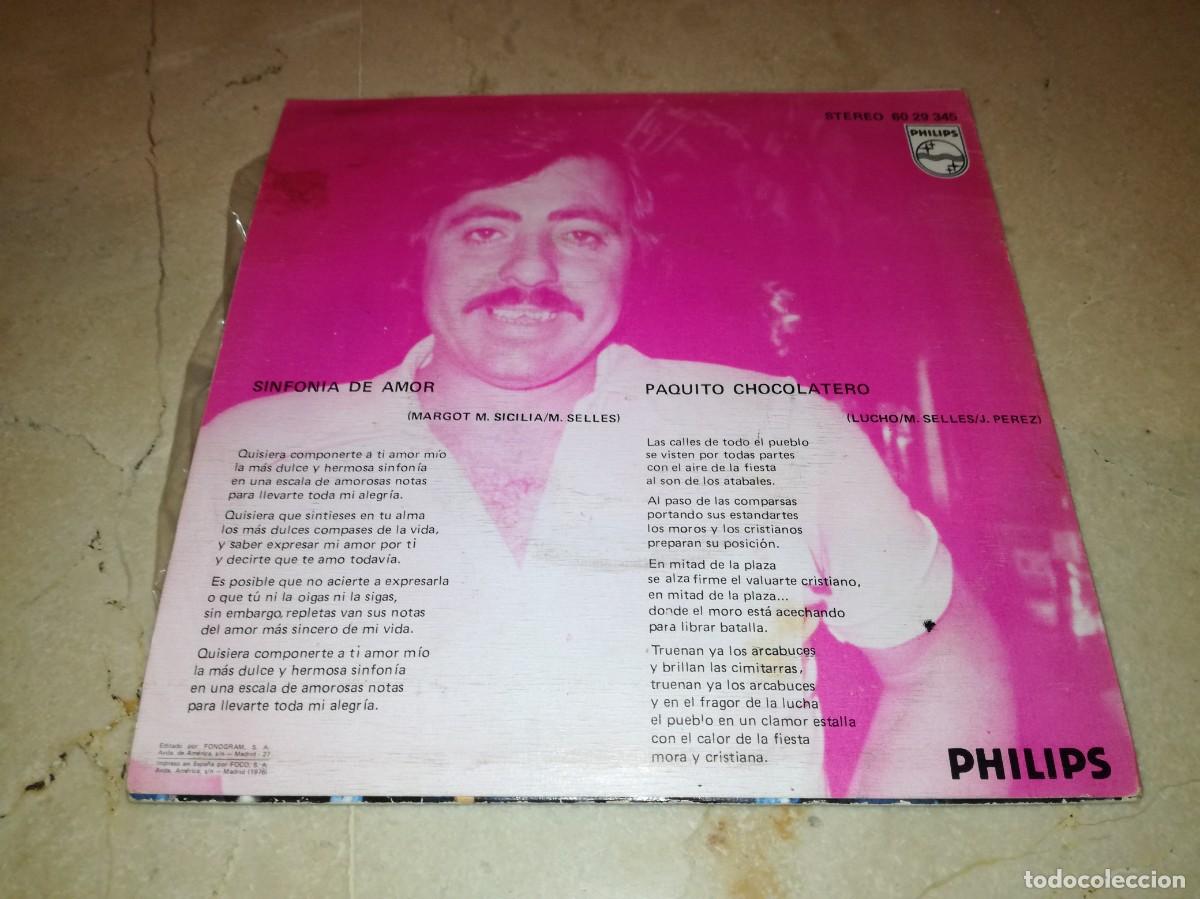 Discos de vinilo: LUCHO-PAQUITO CHOCOLATERO - Foto 2