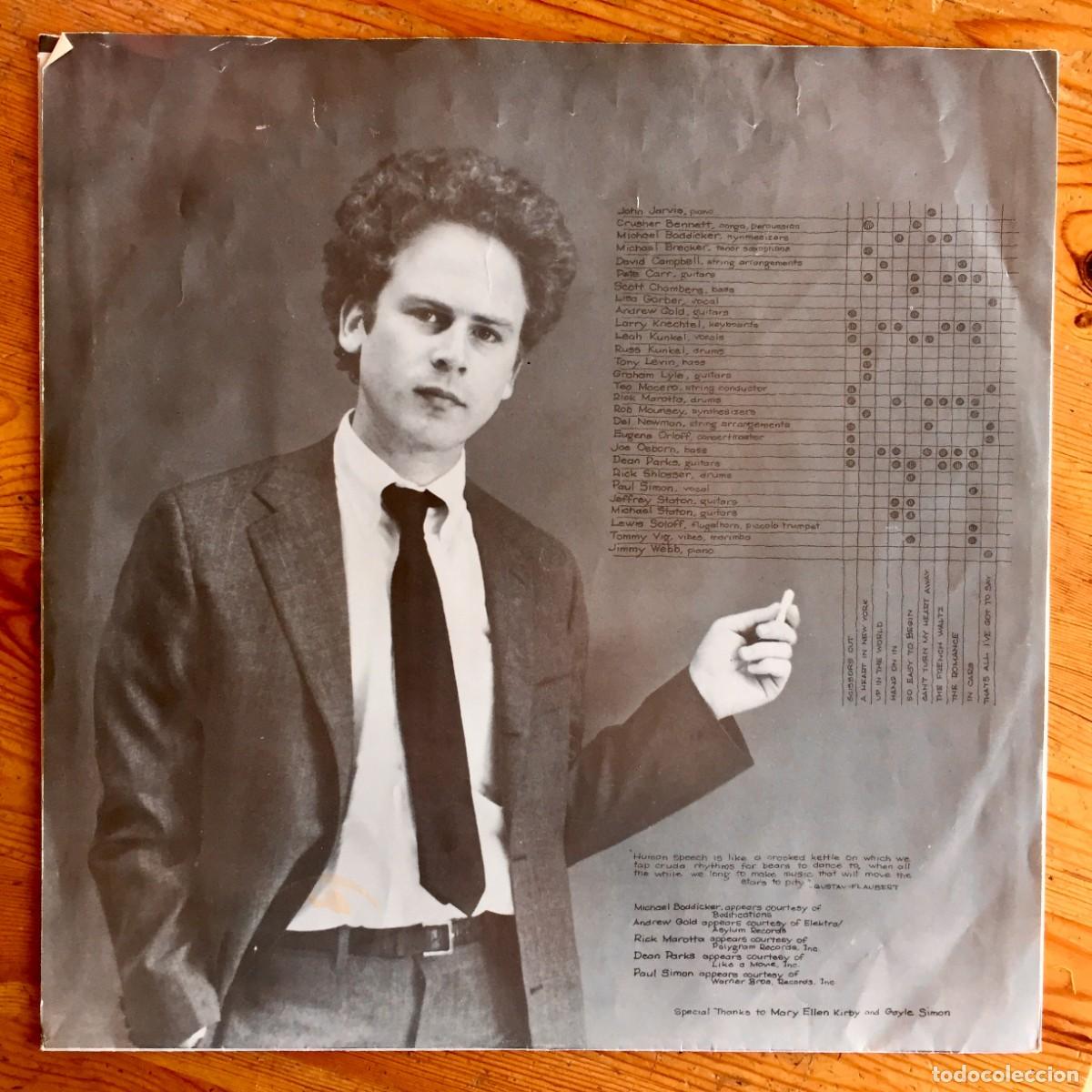 Discos de vinilo: ART GARFUNKEL : SCISSORS CUT [CBS - ESP 1981] LP - Foto 3
