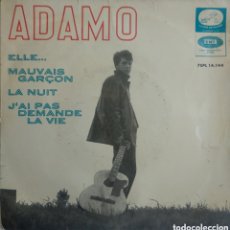 Discos de vinilo: *ADAMO, ELLE..., SPAIN, VOZ, 1965, CS.2. Lote 403406679
